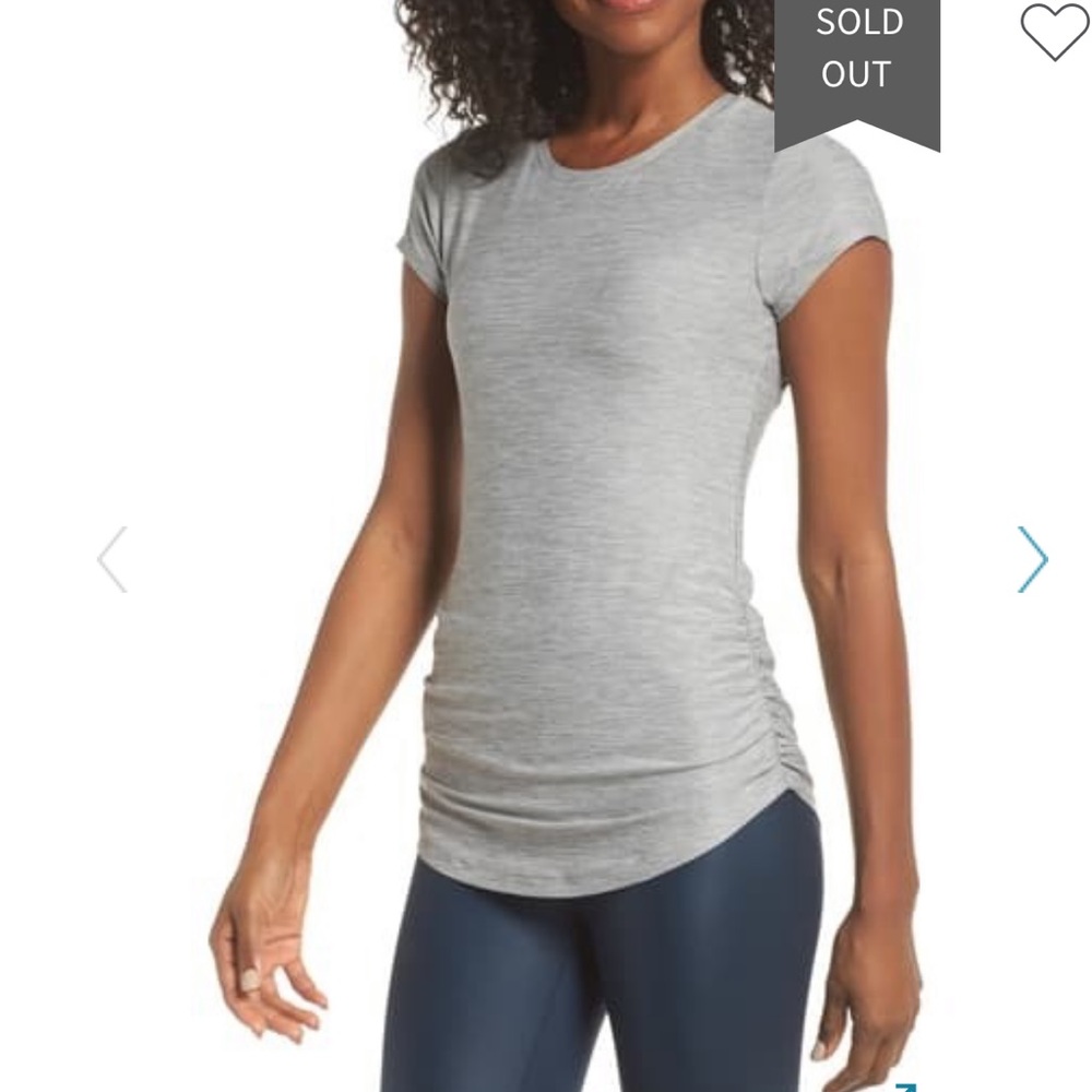 Grey New Balance Top